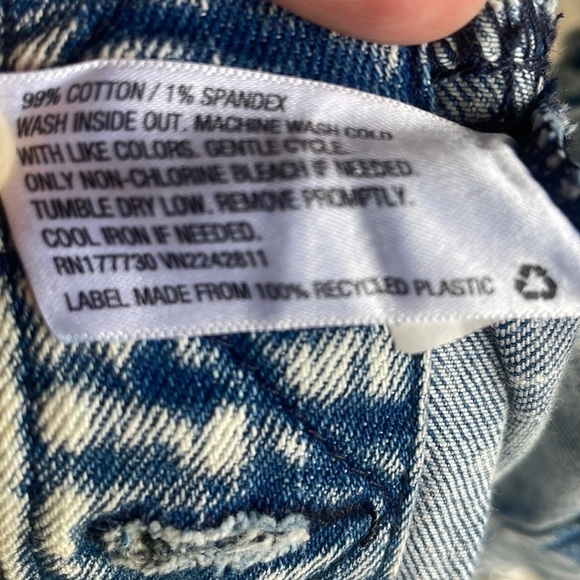 Mossimo Supply Co. stretch comfy Soft Jacket Denim Size S / P acid wash 90s y2k - Picture 7 of 12